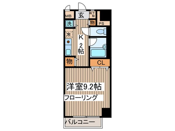 コスモリード幡ヶ谷の物件間取画像